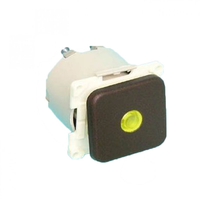 Presto Presto Wipschakelaar met Lampje Inbouw Bruin S-10.000