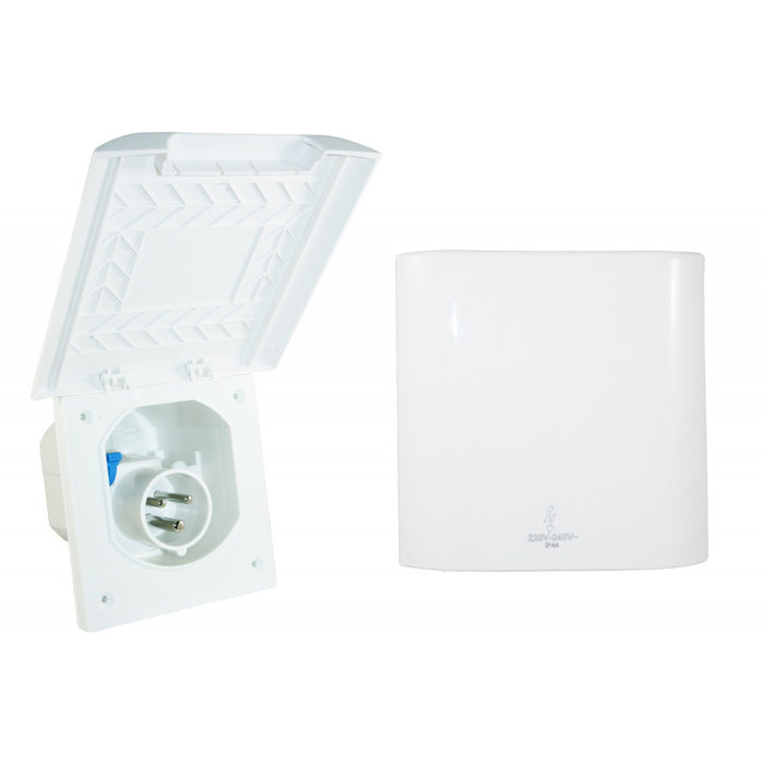 FjordOutdoor Inbouwstekkerdoos CEE Element Line Wit