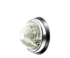 Hella Hella Breedtelicht Rond Opbouw Wit Onderplaat Zwart