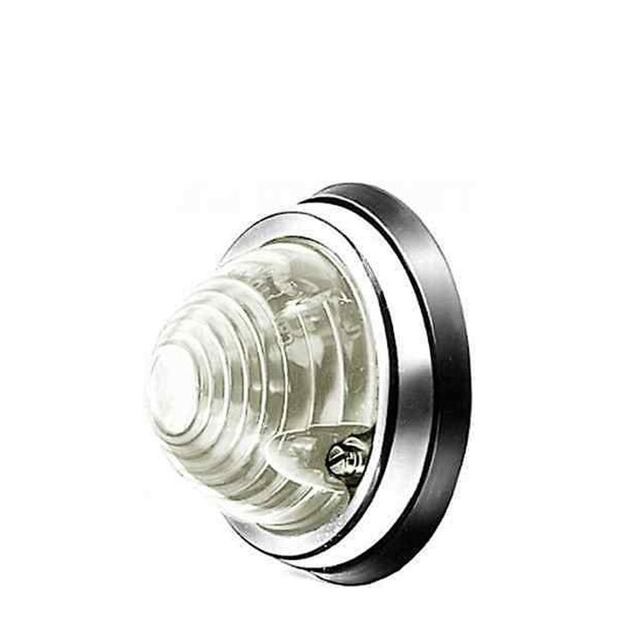 Hella Hella Breedtelicht Rond Opbouw Wit Onderplaat Zwart