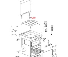 Thetford Thetford Fornuis Scharnier Onder