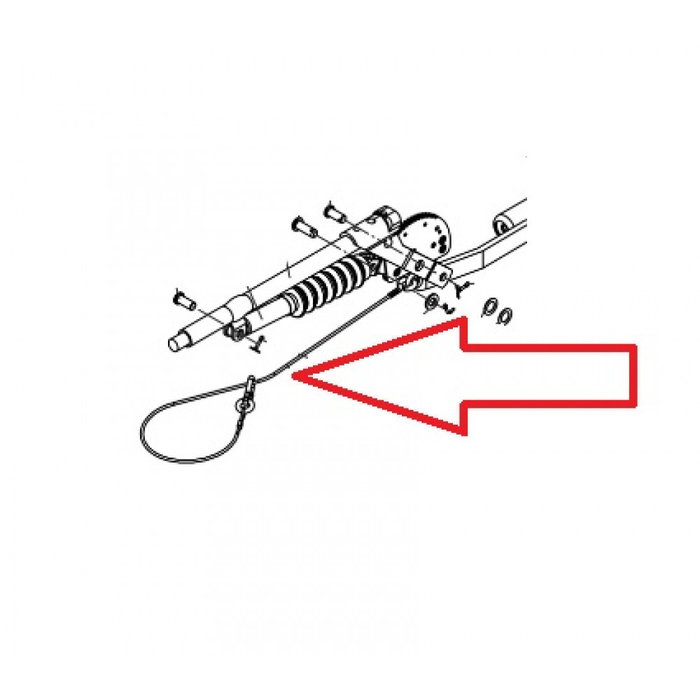 AL-KO AL-KO Breekkabel met 2 Haken 115cm