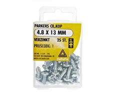 Deltafix 10 stuks Deltafix Parker CK Verzinkt 4.8x13mm Set 25st