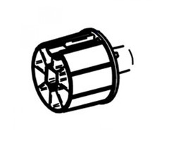 Thule Thule Eindkap Roller Tube LH+RH 9200