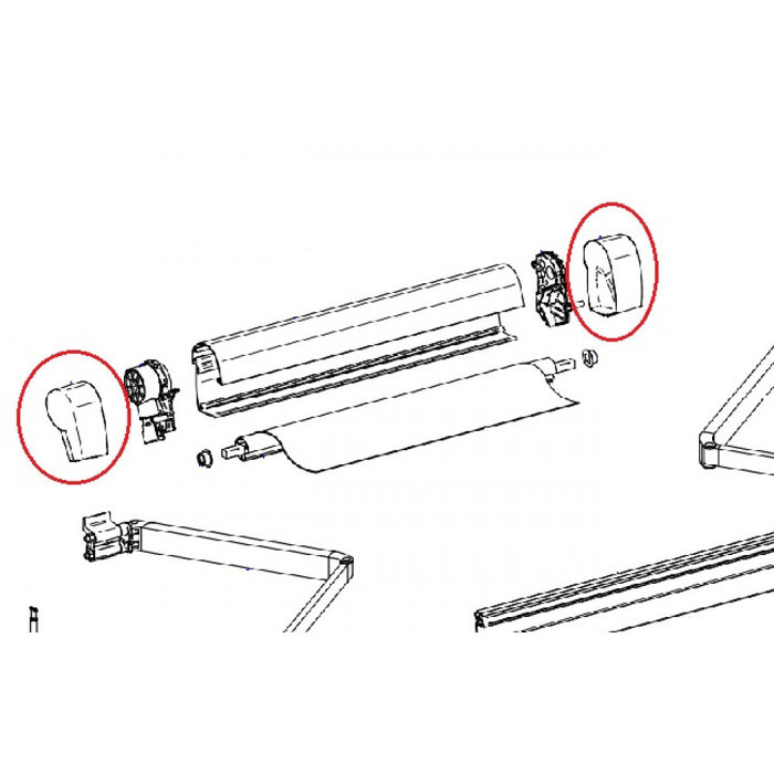 Thule Thule Eindkap LH+RH 5102