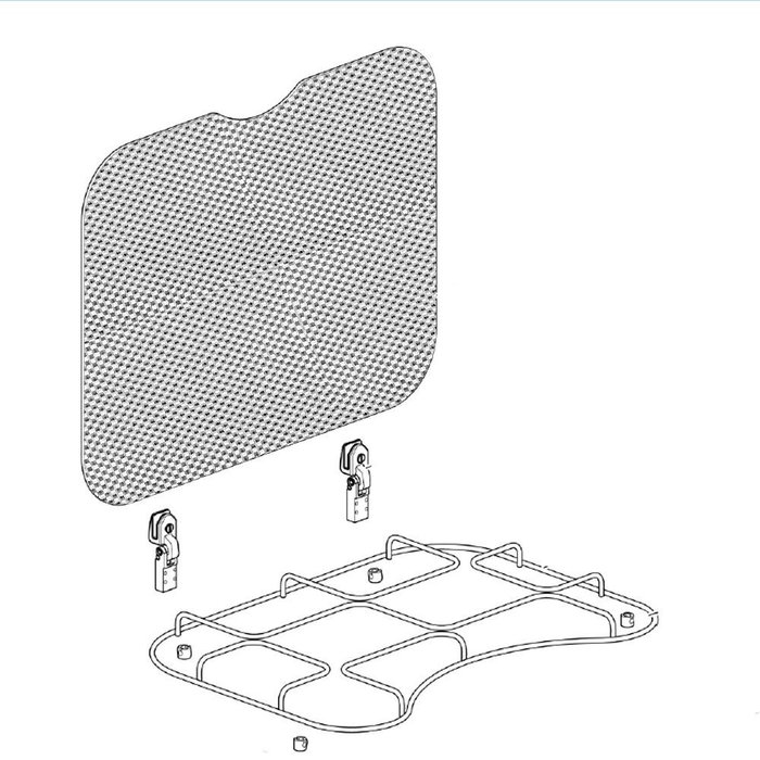 Thetford Thetford Hob 340/ 345 Glasplaat