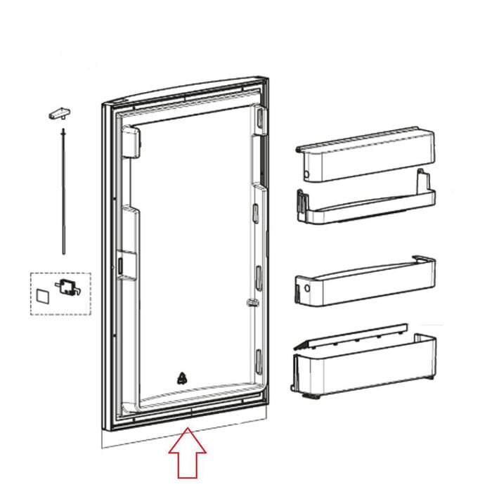Dometic Dometic RM8505 decoratieplaat spiegel Antra