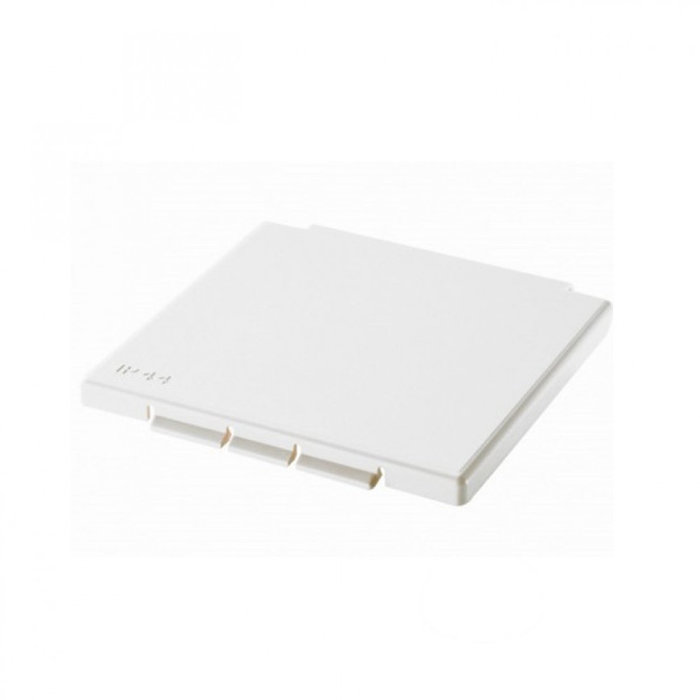 Fjord Outdoor Deksel Inbouwstekkerdoos Vierkant Wit