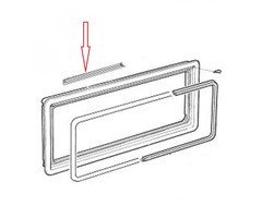 Dometic Dometic Raamkozijn rubber 5mtr