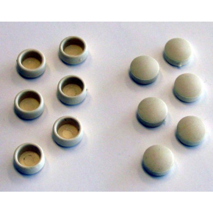 Dometic Dometic S3 Klapraam Afdekdopjes Wit 12st.