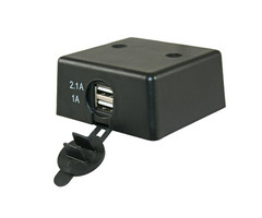 Fjord Outdoor Dubbele USB stekkerdoos 2.1A /1.0A opbouw