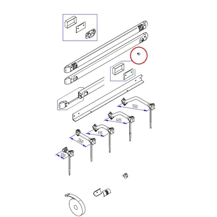 Thule Thule Security pin à  4stuks.