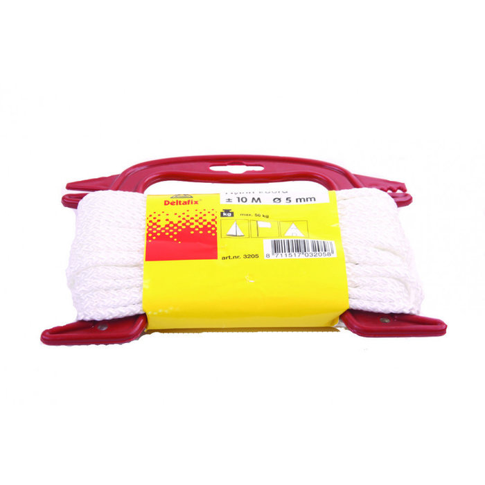 Deltafix 6 stuks Deltafix Nylon haspel 10m Wit