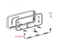 Dometic Dometic S7 Raaminlegbies > 2001 80x45