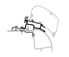 Thule Thule Renault Master/Opel Movano Adapter 1998-2010