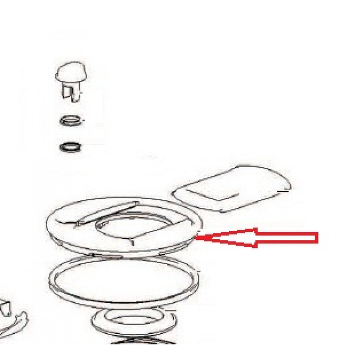 Thetford Holdingtank plate rechts