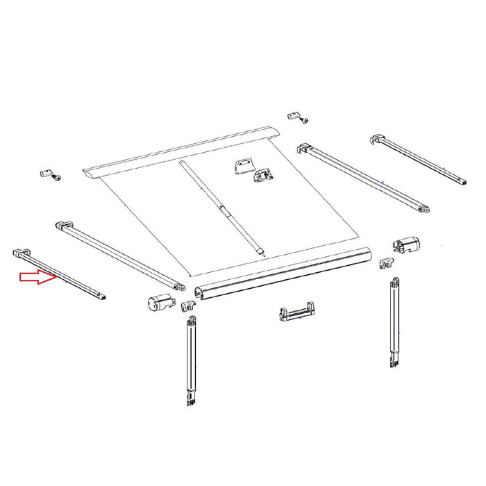 Thule Thule Extender Rafter Arm Assy LH 1200