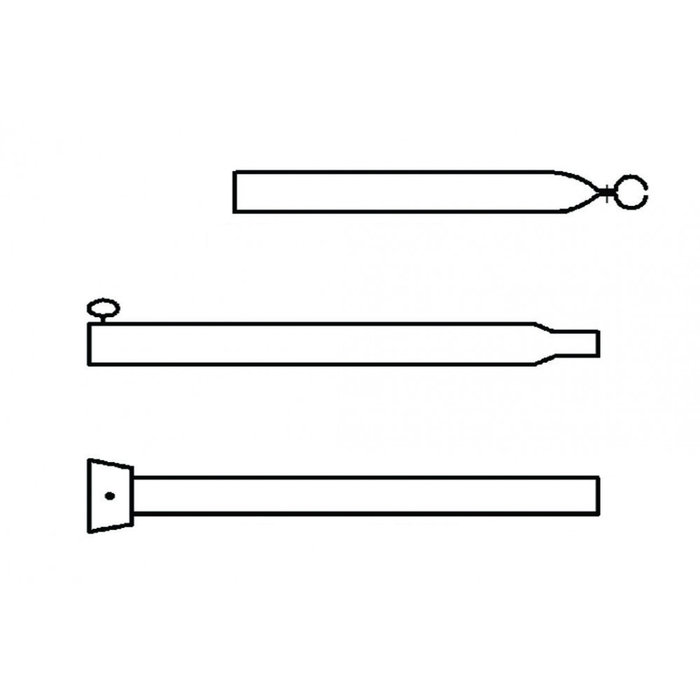 Campking Campking Stormstok 22/19mm 170-250 + Klapvoet Basic