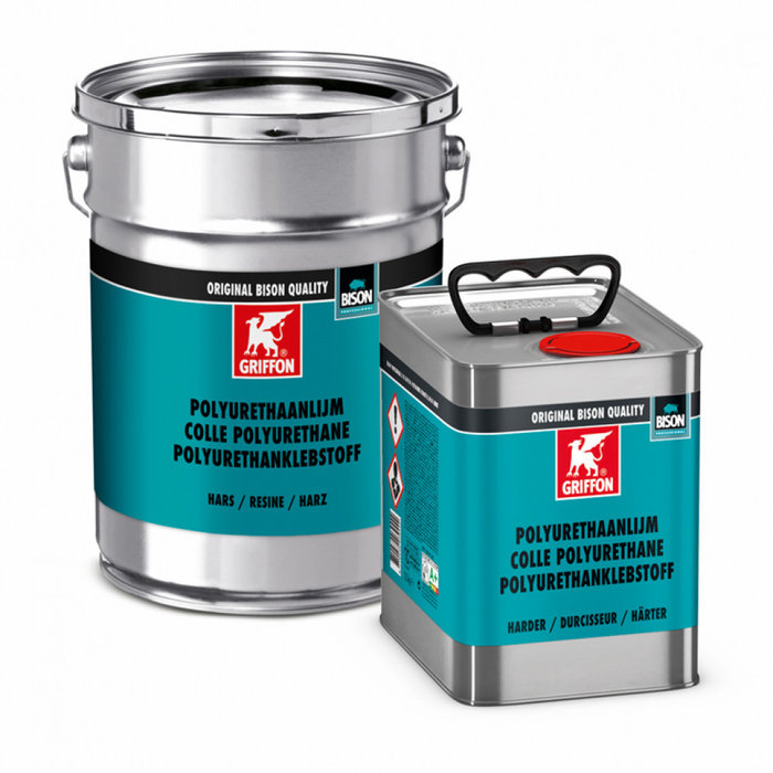 Bison Bison Polyurethaanlijm 15kg+Verharder 2.5kg
