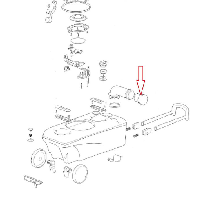 Thetford Thetford C500 Dosage dop Turquoise green