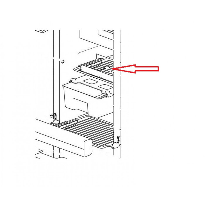 Thetford Thetford Koelkastrooster N3141 34x24.1cm