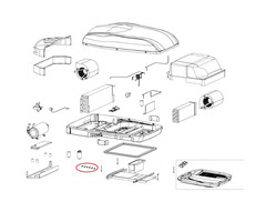 Telair 6 stuks Telair e-Van Popnagel Bovenkap 6st.