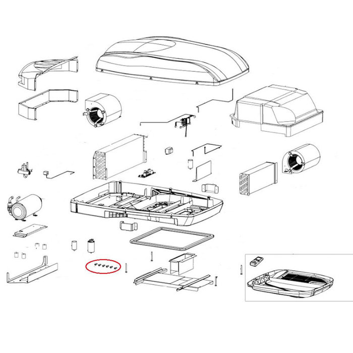 Telair Telair e-Van Popnagel Bovenkap 6st.