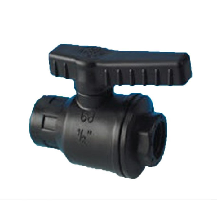 Fjord Outdoor Aftapkraan zwart 20mm slangverbinding