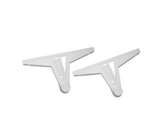 FjordOutdoor Kunststof uitvoering. Wit à 2 stuks.