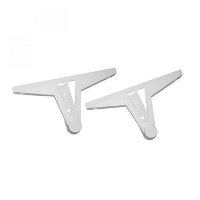 Fjord Outdoor Kunststof uitvoering. Wit à 2 stuks.