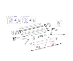Thule Thule Anti rattling support arm 6200/9200