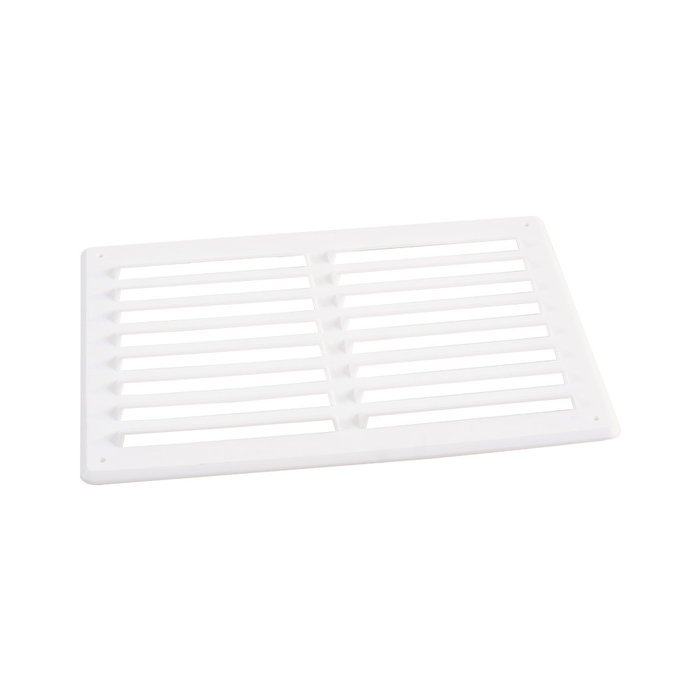 Fjord Outdoor Ventilatierooster Wit opbouw 24.5x17cm