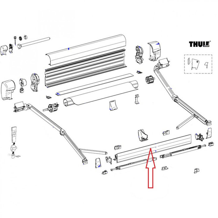 Thule Thule Lead Rail 8000 4.50
