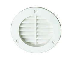 MPK Rozet inbouw Wit rond 80mm