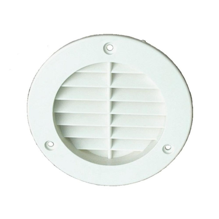 MPK Rozet inbouw Wit rond 80mm