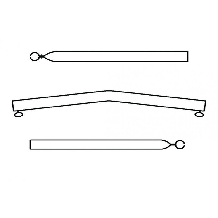 Campking Campking Daksteun gebogen 22/19mm 170-250 Basic
