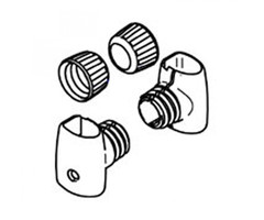 Thule Thule G2 Elite Oval T-stuk links en rechts 1500602631