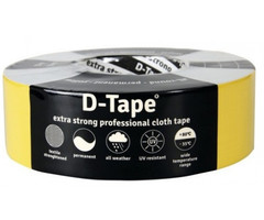 Deltafix Deltafix Delta 1 Tape Permanent 50mtrx50mm Geel