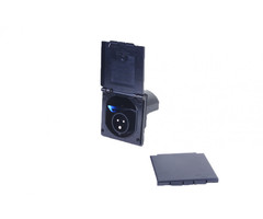 Fjord Outdoor Inbouwstekkerdoos CEE Vierkant Zwart