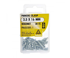 Deltafix 10 stuks Deltafix Parker CK Verzinkt 3.5c16mm Set 30st