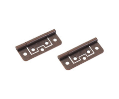 Fjord Outdoor Scharnier Vlak Brons 63x25mm 2st.