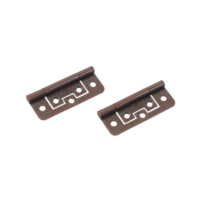 FjordOutdoor Scharnier Vlak Brons 63x25mm 2st.