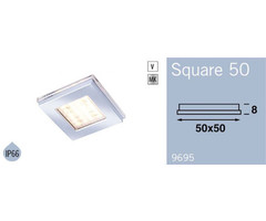Frilight Frilight Opbouwspot Square 50 Wit 4SMD