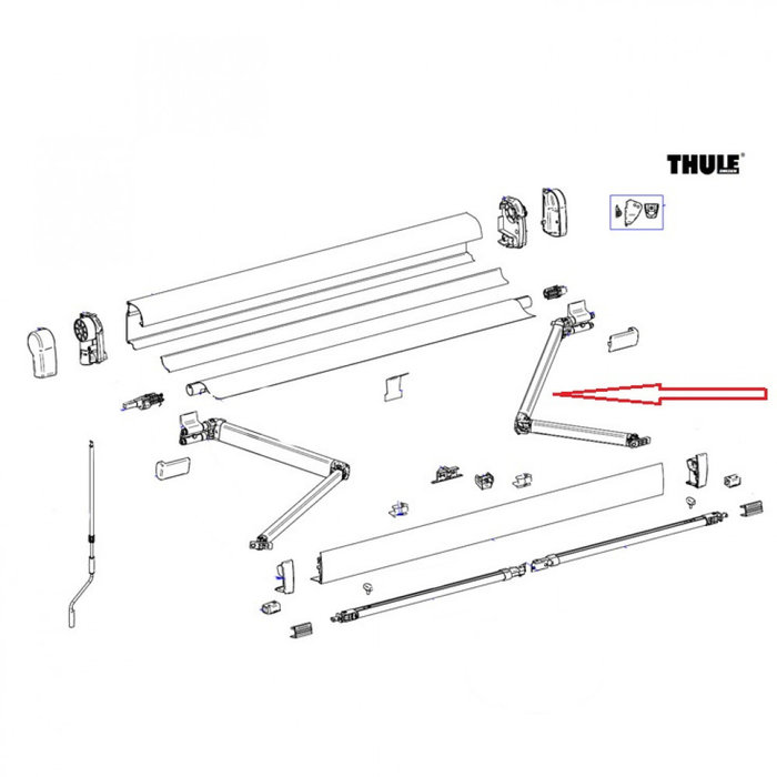 Thule Thule Knikarm RH 4900 4.00/4.50