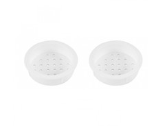 FjordOutdoor Rozet Wit 34-39mm rond inbouw à 4 st.