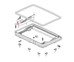 Dometic Dometic Midi Heki Afdekking Beugelaandrijving L+R