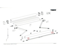 Thule Thule Knob Support Arm Oval 4900 2st.