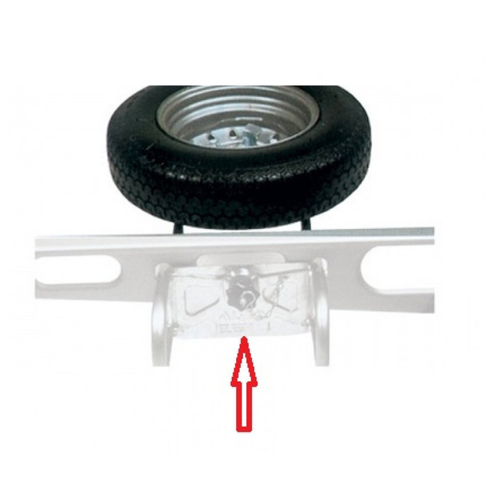 AL-KO AL-KO Reservewielhouder EH1 Bevestingsplaat