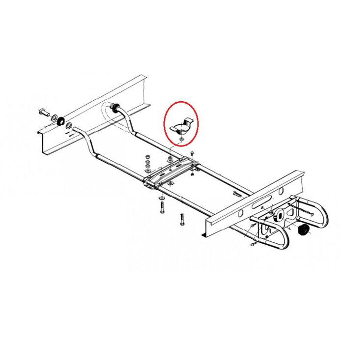 AL-KO AL-KO Reservewielhouder EH1 Spanvleugel