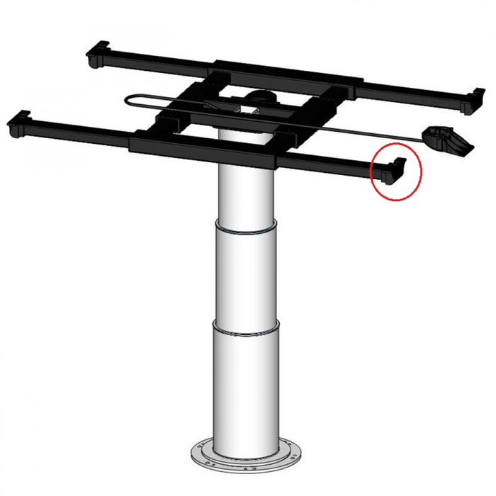 Ilse Ilse Tafelpoot Afdekkap 5593 SS8